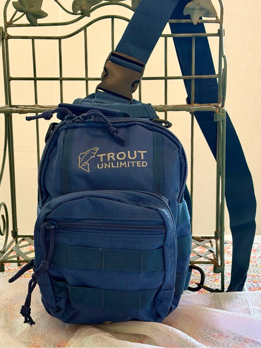 Trout Unlimited fishing sling pack. New no tag.